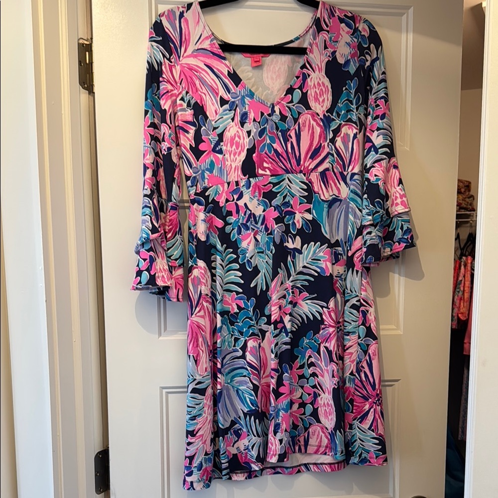 Floral V-Neck Women's Top